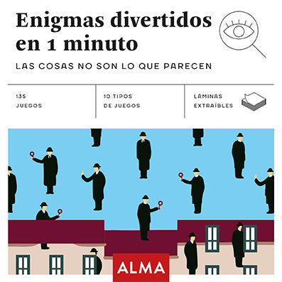 Enigmas divertidos en 1 minuto, de Varios autores | portada del libro