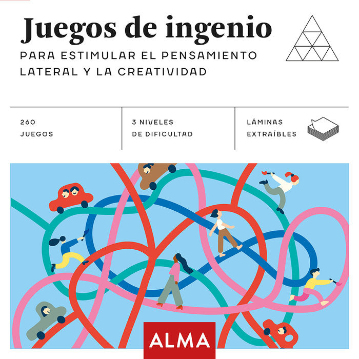 Juegos de ingenio para estimular el pensamiento lateral y la creatividad, de VV.AA. | portada del libro