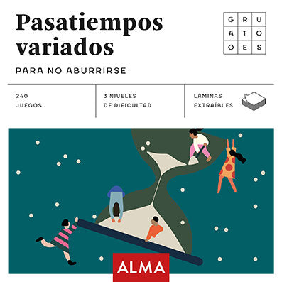 Pasatiempos variados para no aburrirse, de Olissip | portada del libro