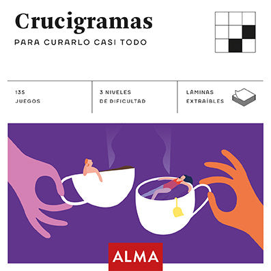 Crucigramas para curarlo casi todo, de VV.AA. | portada del libro
