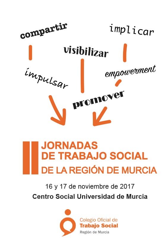 LIBRO DE COMUNICACIONES II JORNADAS DE TRABAJO SOCIAL DE LA REGION DE MURCIA 16 Y 17 DE NOVIEMBFE 20, de COLEGIO OFICIAL DE T