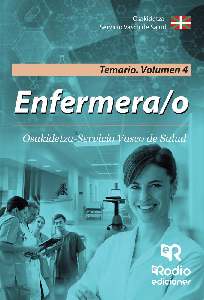 Enfermera/o de Osakidetza-Servicio Vasco de Salud. Temario. Volumen 4, de Varios autores | portada del libro