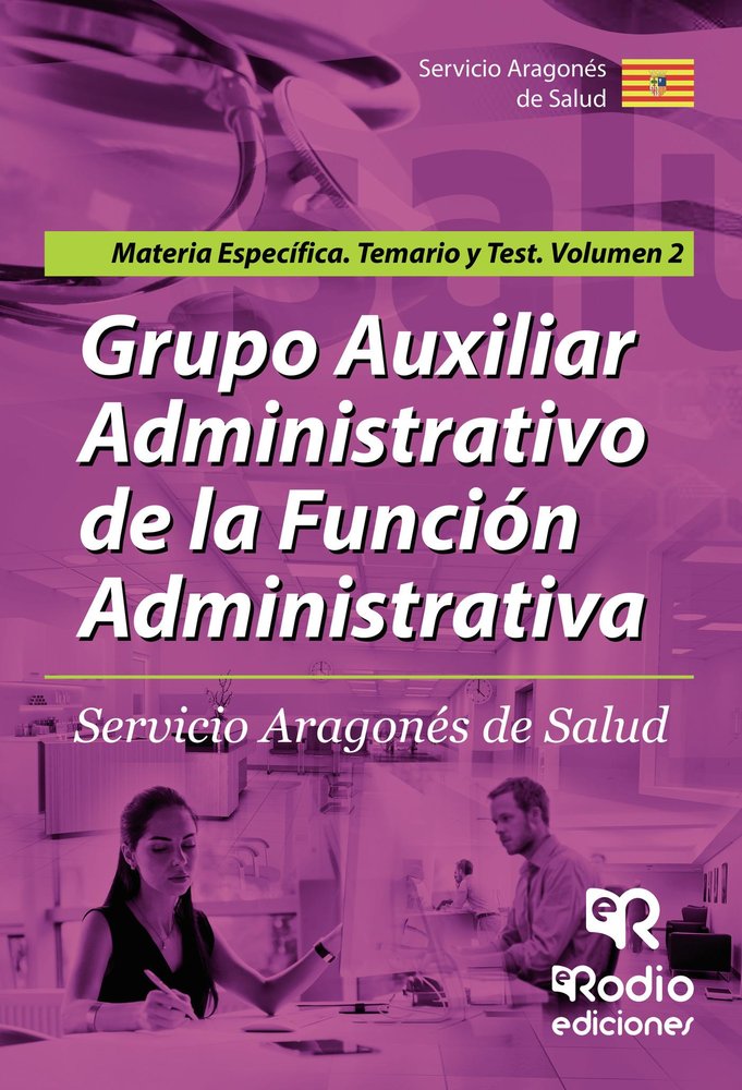 Grupo Auxiliar Administrativo de la Función Administrativa del SALUD. Materia Específica. Temario y, de Varios autores | port