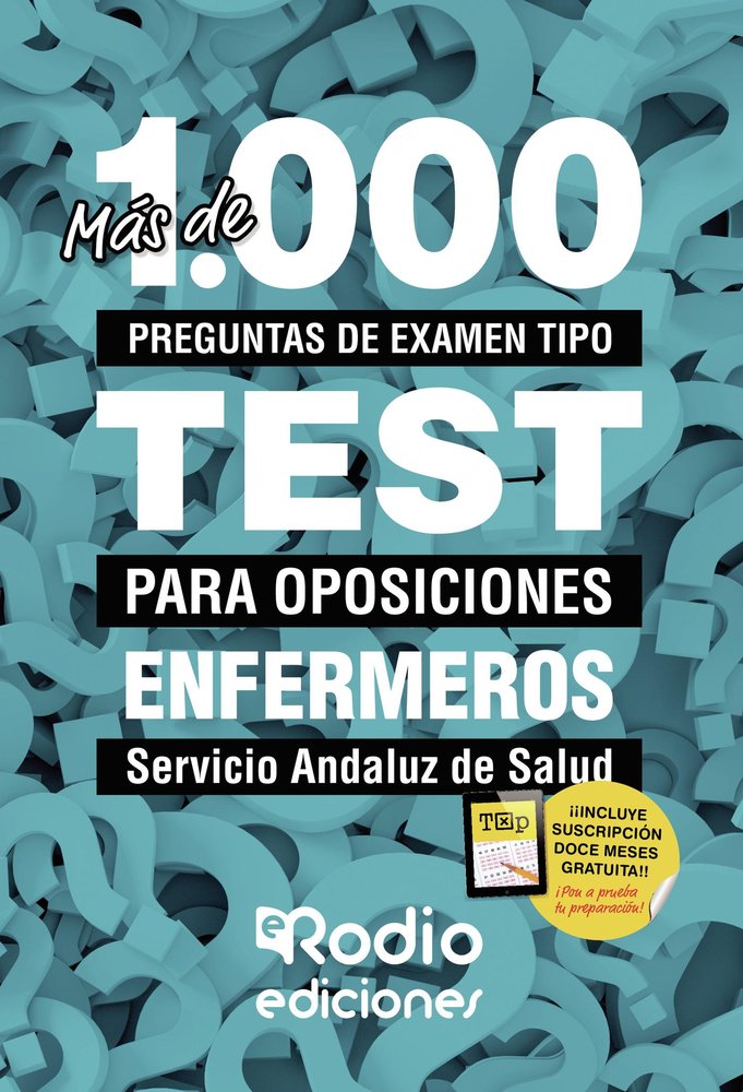 Enfermeros del SAS. Más de 1.000 preguntas de examen tipo test., de Varios autores | portada del libro