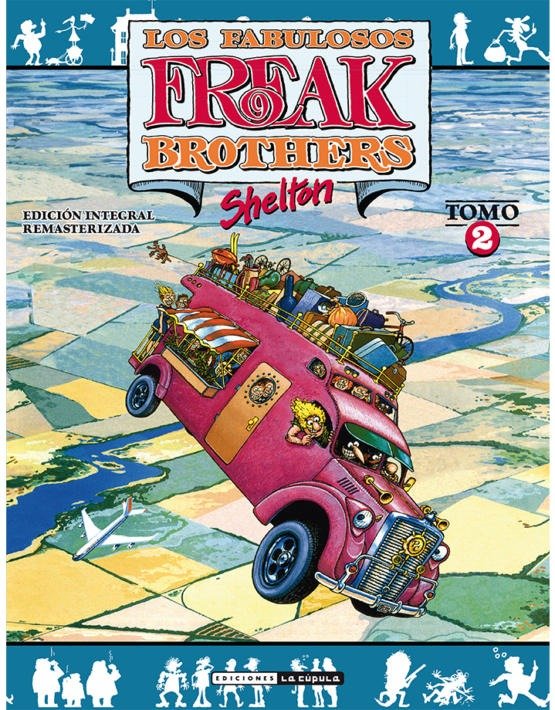 Los Fabulosos Freak Brothers 2, de Gilbert Shelton | portada del libro