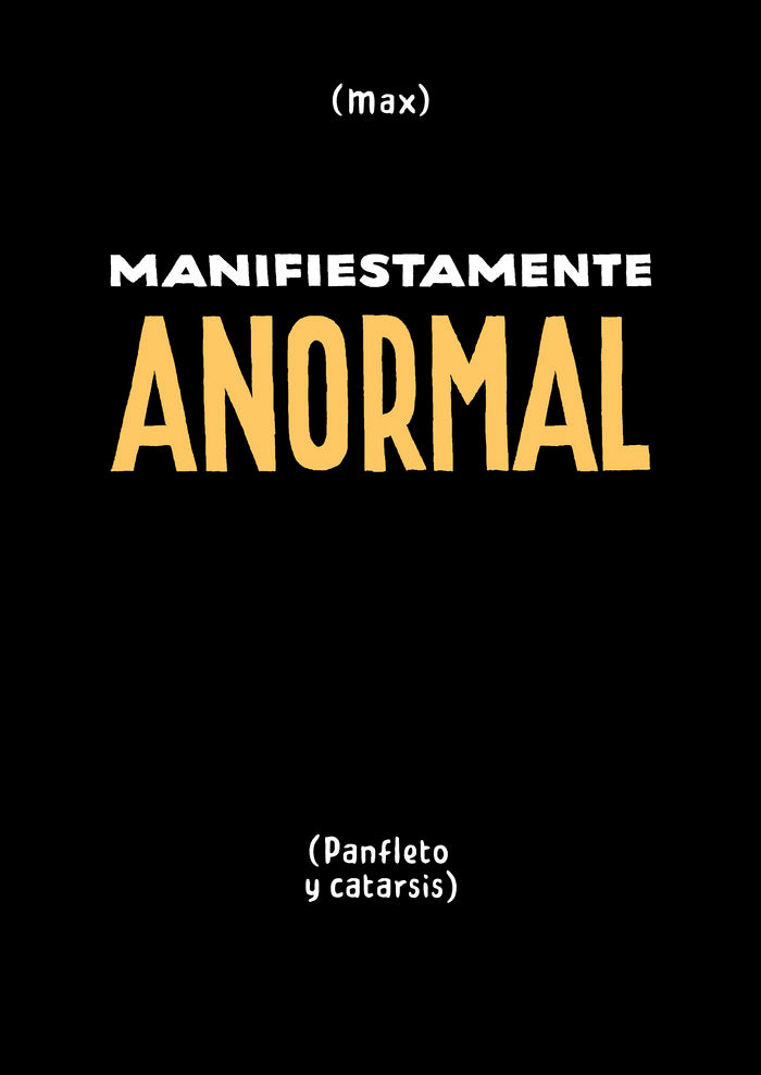 Manifiestamente anormal, de Max | portada del libro