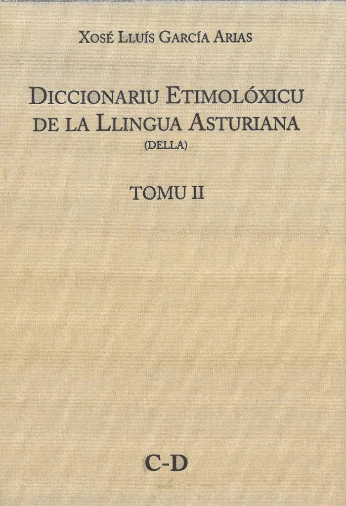 Diccionariu Etimolóxicu de la LLingua Asturiana, de García Arias, Xosé Lluís | portada del libro
