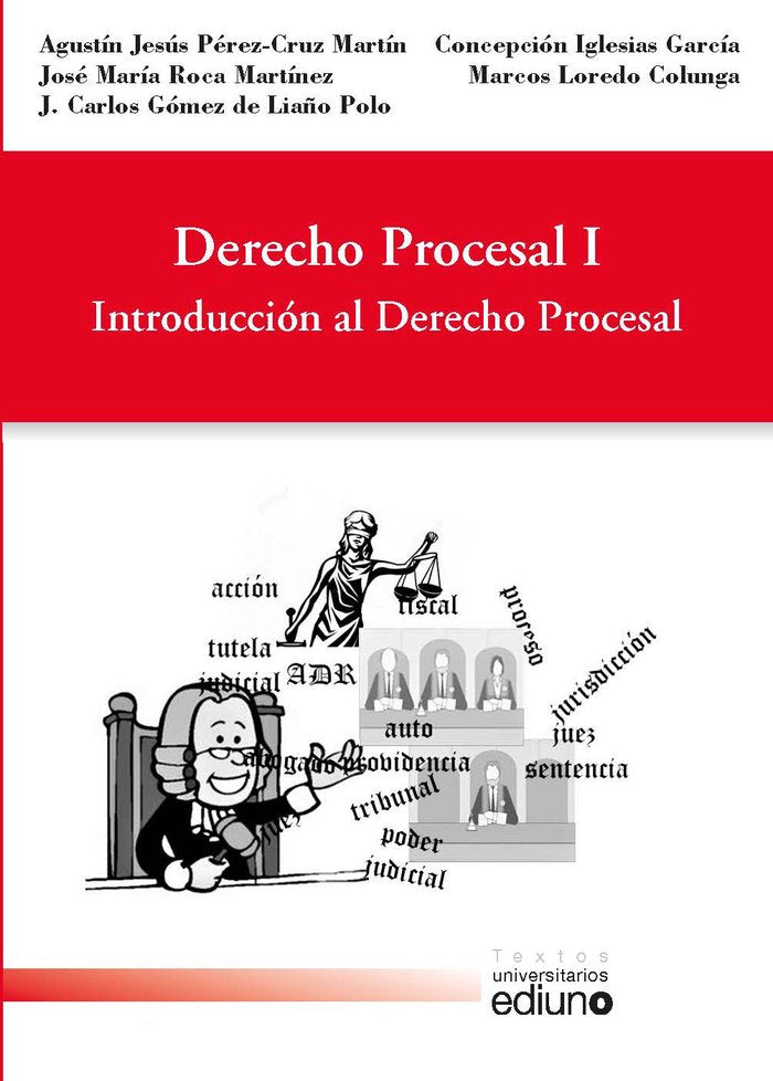 Derecho Procesal I, de Pérez-Cruz Martín | portada del libro