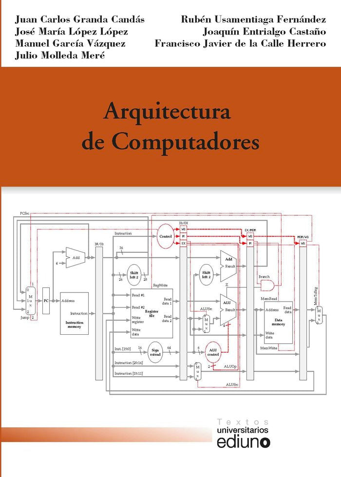 Arquitectura de computadores, de Granda Candás | portada del libro