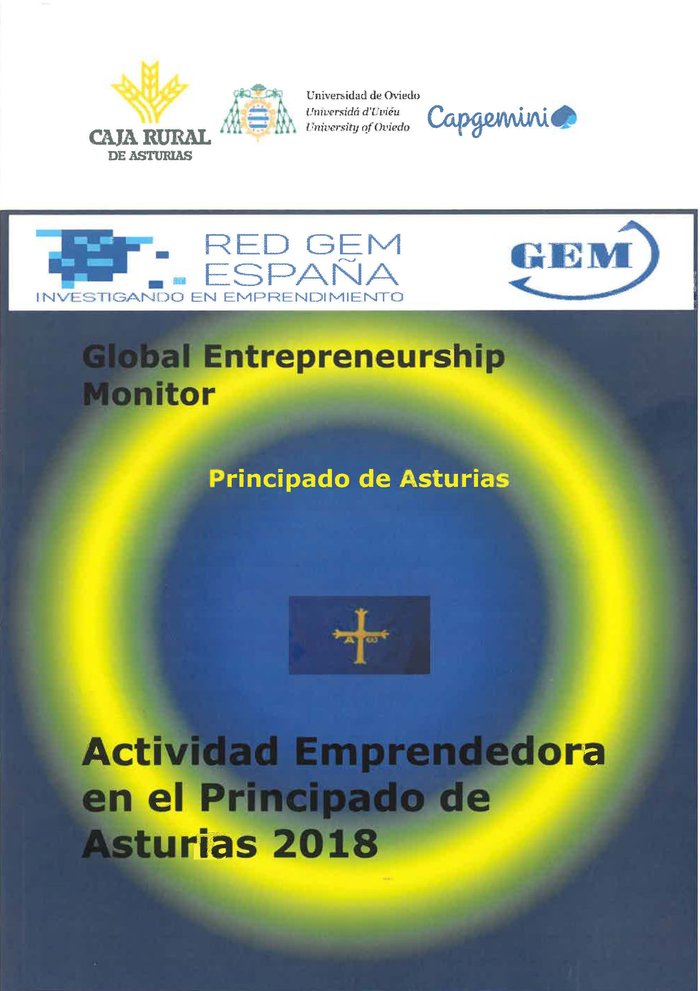 Actividad Emprendedora en el Principado de Asturias 2018. Global Entrepreneurship Monitor, de DEL BRIO GONZALEZ, JESUS ANGEL 