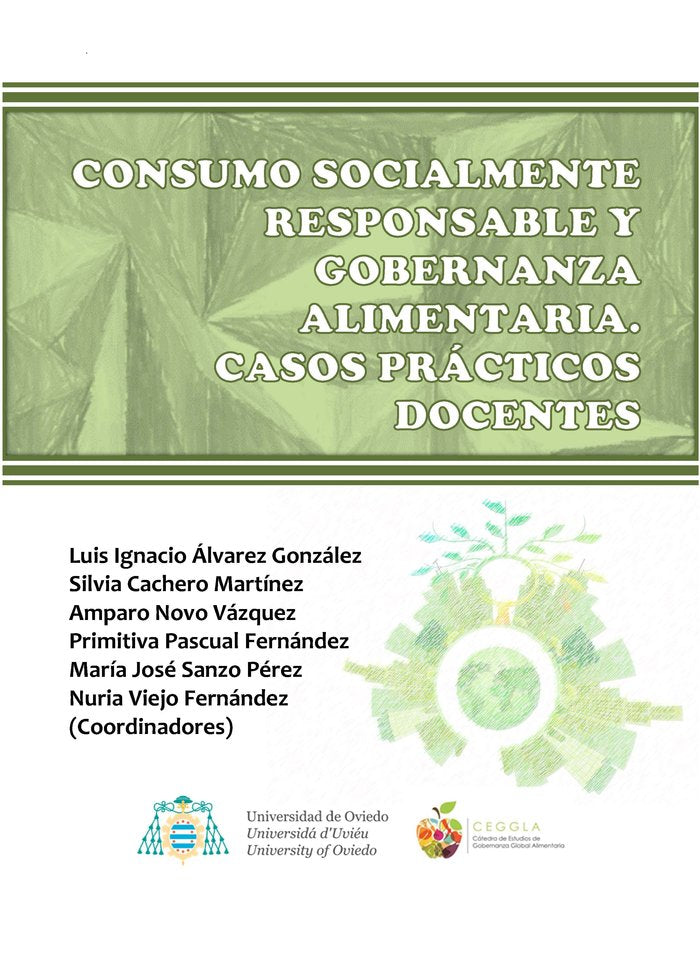 CONSUMO SOCIALMENTE RESPONSABLE Y GOBERNANZA ALIMENTARIA. C, de AA.VV. | portada del libro