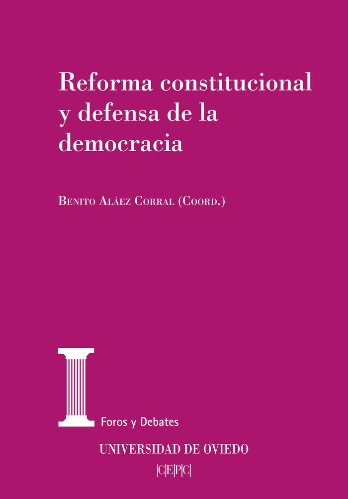 Reforma constitucional y defensa de la democracia, de Varios autores | portada del libro
