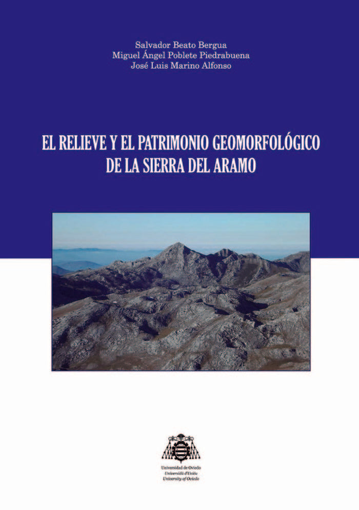 EL RELIEVE Y EL PATRIMONIO GEOMORFOLÓGICO SIERRA ARAMO, de BEATO BERGUA, SALVADO4 | portada del libro