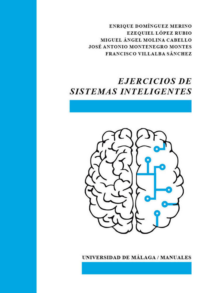 Ejercicios de sistemas inteligentes, de Domínguez Merino | portada del libro