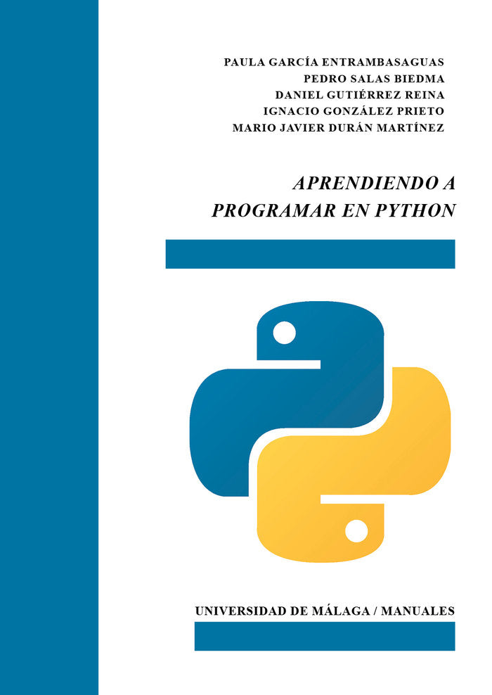 Aprendiendo a programar en Python, de García Entrambasaguas | portada del libro