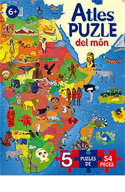 ATLES PUZZLE DEL MON, de A.A.V.V | portada del libro