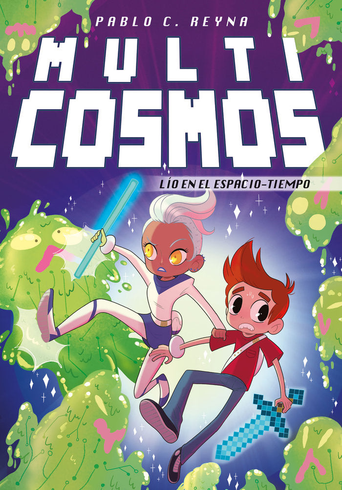 Lío en el espacio-tiempo (Multicosmos 4), de Reyna | portada del libro