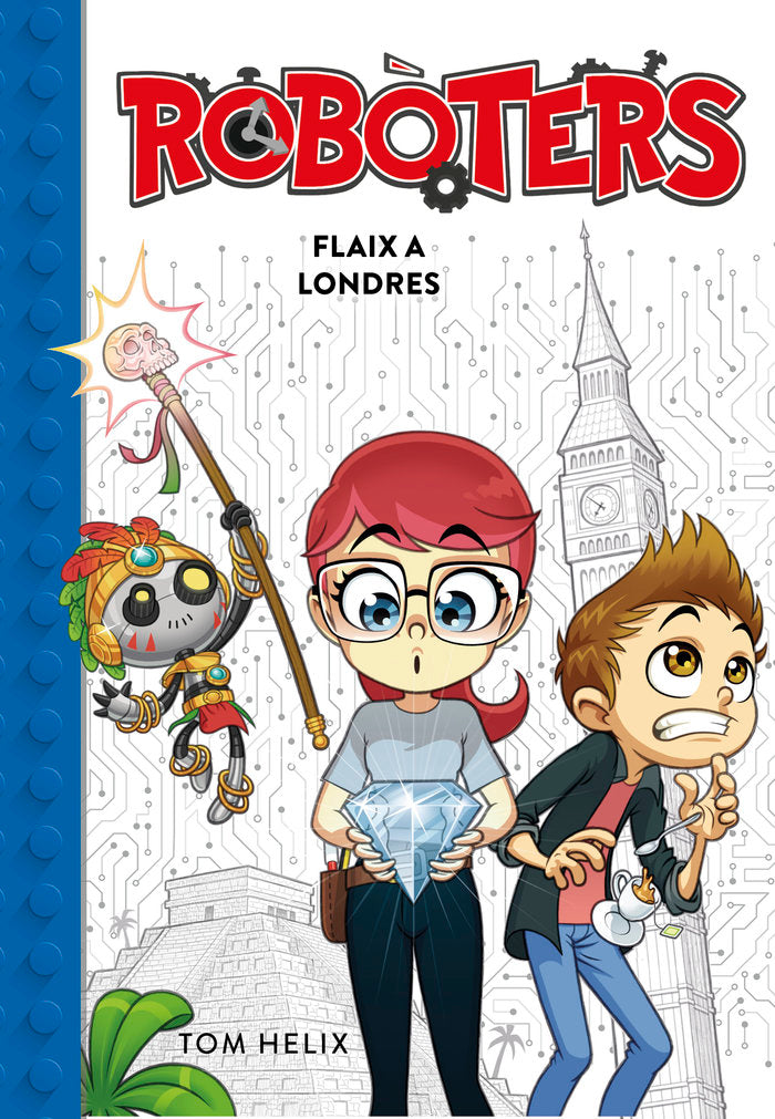 Flaix a Londres (Sèrie Robòters 3), de Helix, Tom | portada del libro