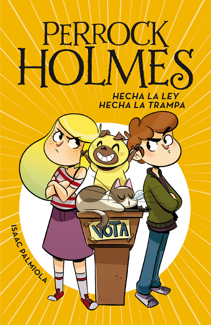 Hecha la ley, hecha la trampa (Serie Perrock Holmes 10), de Palmiola, Isaac | portada del libro