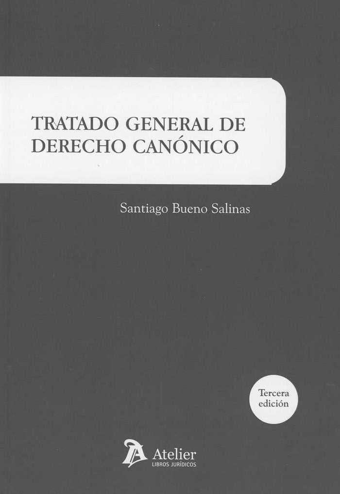 Tratado general de derecho canónico. 3ª edición, de BUENO SALINAS | portada del libro
