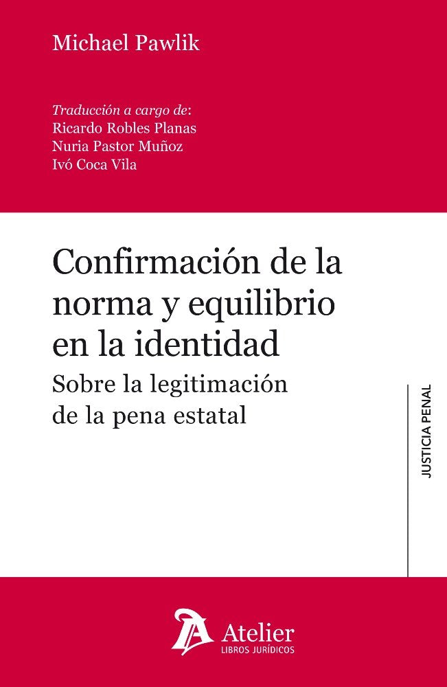 Confirmación de la norma y equilibrio en la identidad., de Pawlik Pawlik, Michael | portada del libro