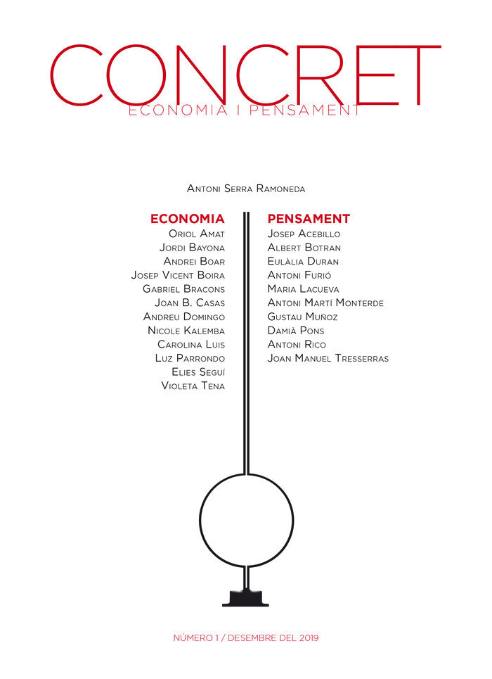 Concret 1. Economia i Pensament, de Varios autores | portada del libro