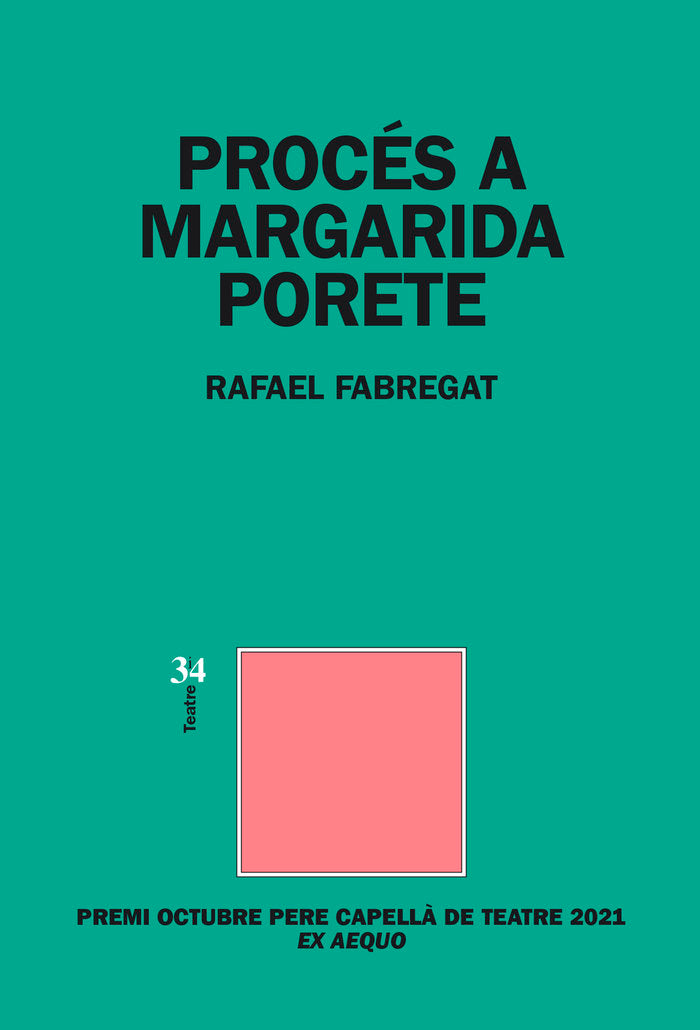 PROCES A MARGARIDA PORETE, de FABREGAT, RAFAEL | portada del libro
