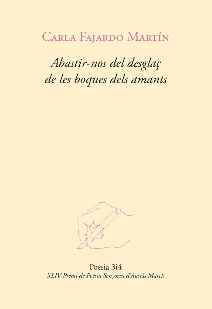 ABASTIR NOS DEL DESGLAÇ DE LES BOQUES DELS AMANTS, de FAJARDO MARTIN, CARLA | portada del libro