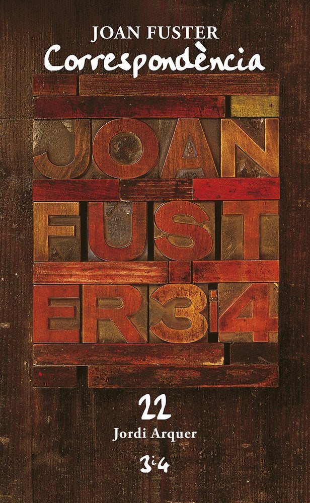 CORRESPONDENCIA 22: JORDI ARQUER, de FUSTER, JOAN | portada del libro