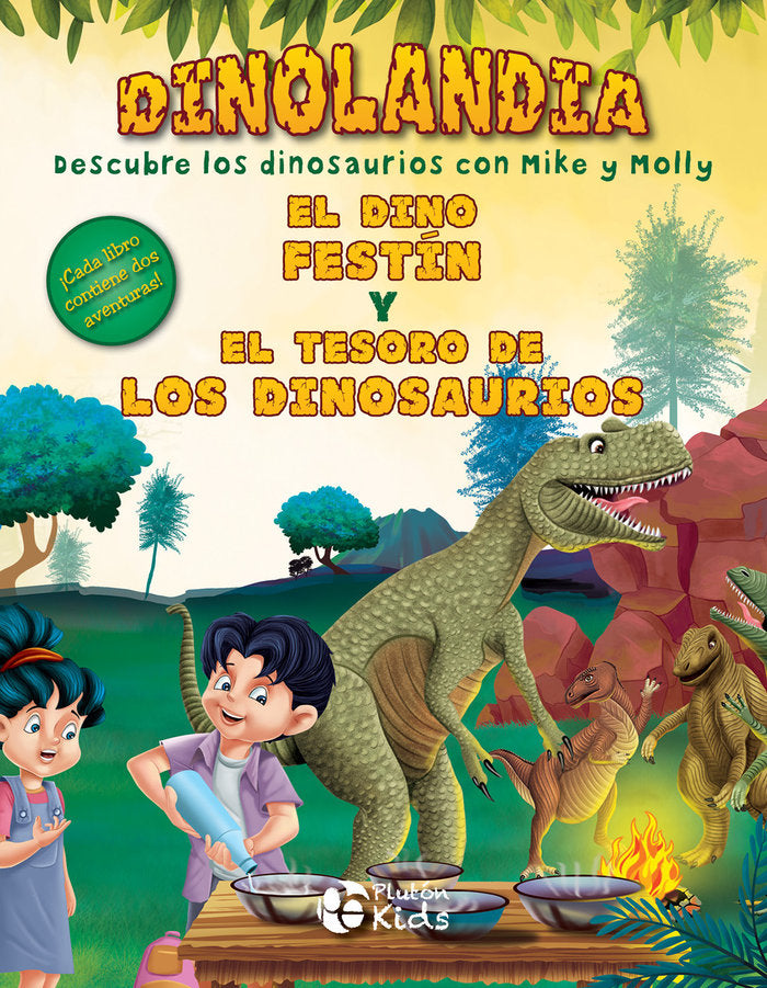 EL DINO FESTIN Y EL TESORO DE LOS DINOSAURIOS, de Autores, Varios | portada del libro