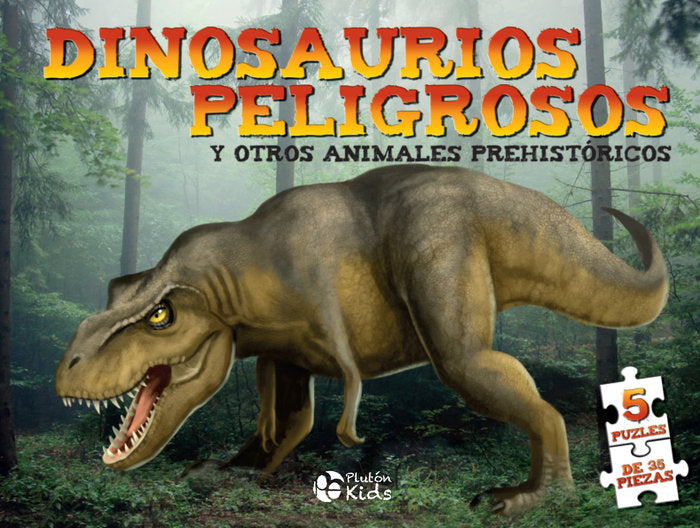 DINOSAURIOS PELIGROSOS, de Autores | portada del libro
