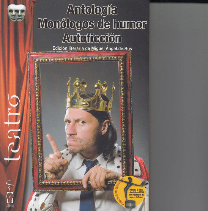 ANTOLOGIA MONOLOGOS DE HUMOR AUTOFICCION, de Rubio Cruz | portada del libro