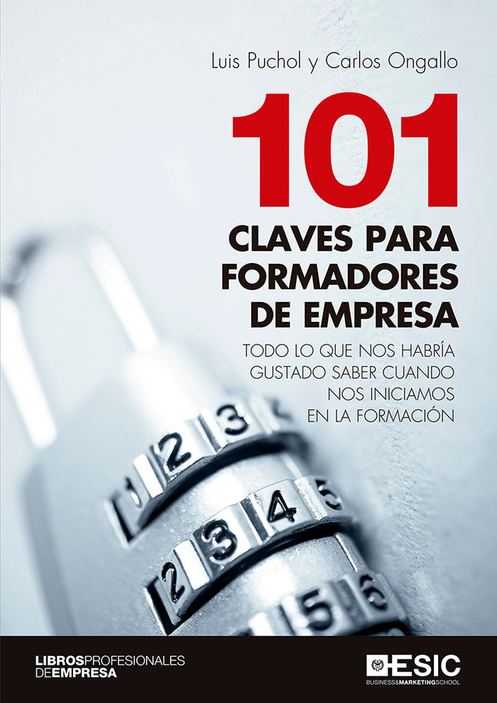 101 claves para formadores de empresa, de Puchol Moreno, Luis | portada del libro