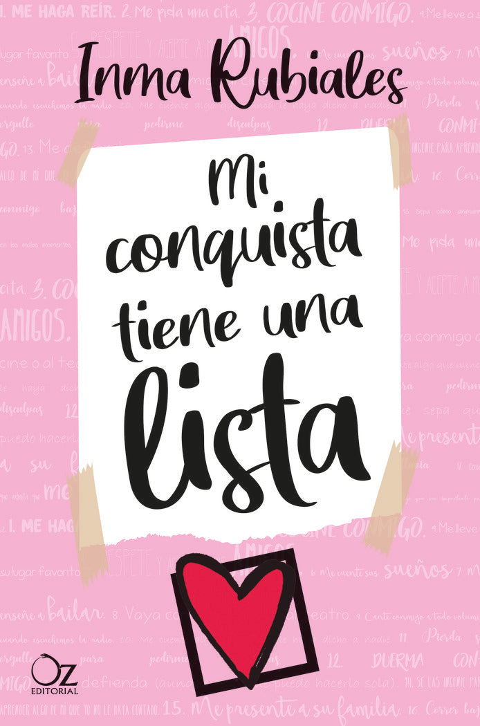 MI CONQUISTA TIENE UNA LISTA, de Rubiales | portada del libro