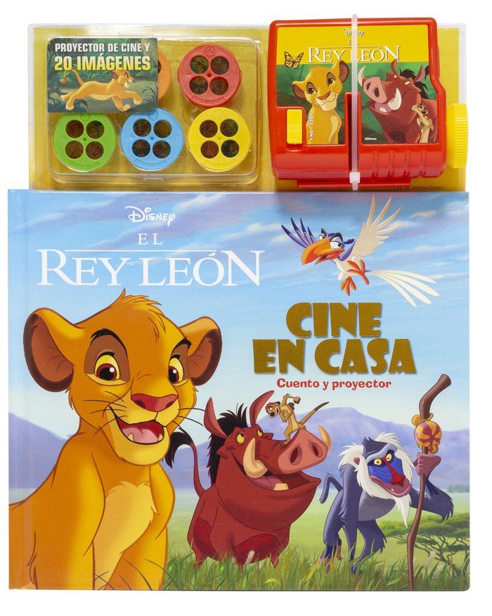 El Rey León. Cine en casa, de Disney | portada del libro