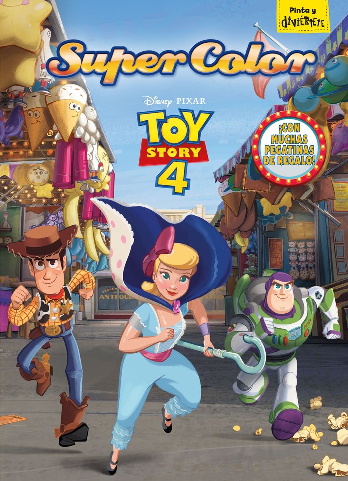 Toy Story 4. Supercolor, de Disney | portada del libro