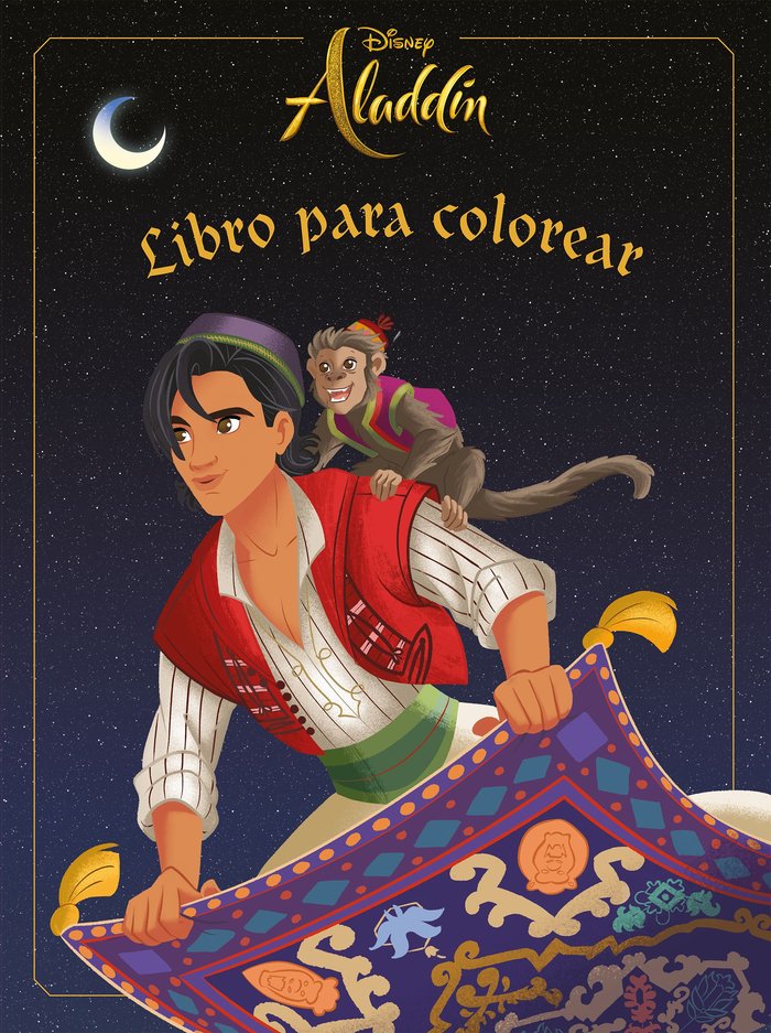 Aladdín. Libro para colorear, de Disney | portada del libro