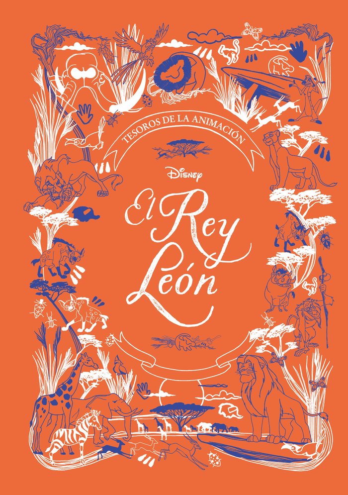 El Rey León. Tesoros de la animación, de Disney | portada del libro