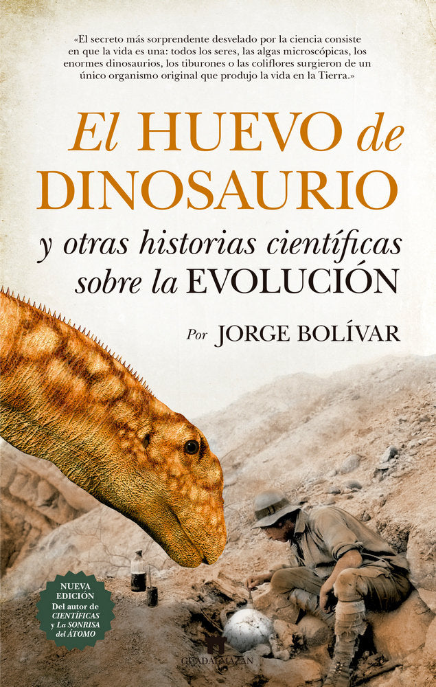 El huevo de dinosaurio y otras historias científicas sobre la Evolución, de Gutiérrez Bolívar, Jorge Roberto | portada del li