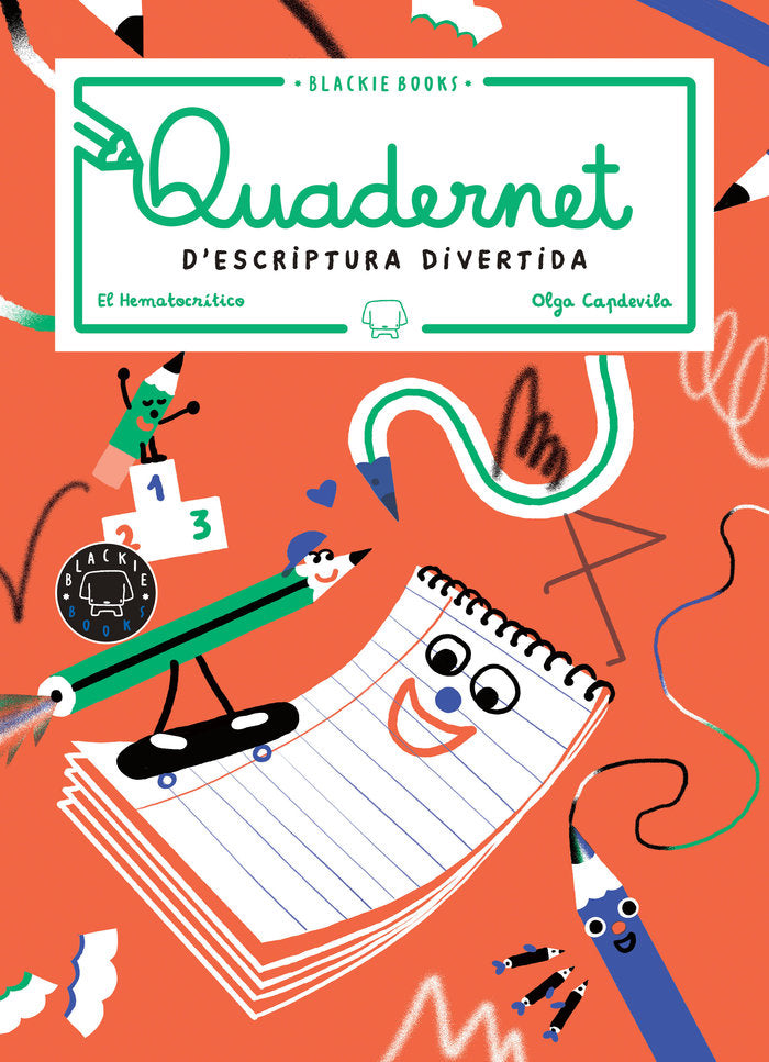 Quadernet d'escriptura divertida, volum 2, de El Hematocrítico | portada del libro