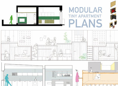 MODULAR TINY APARTMENT PLANS | portada del libro
