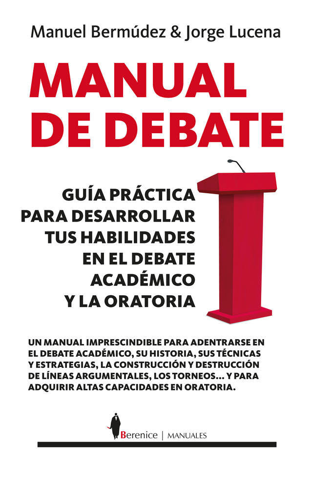 Manual de debate, de Bermúdez Vázquez, Manuel | portada del libro