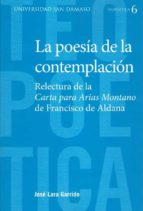 LA POESIA DE LA CONTEMPLACION, de JOSE LARA GARRIDO | portada del libro