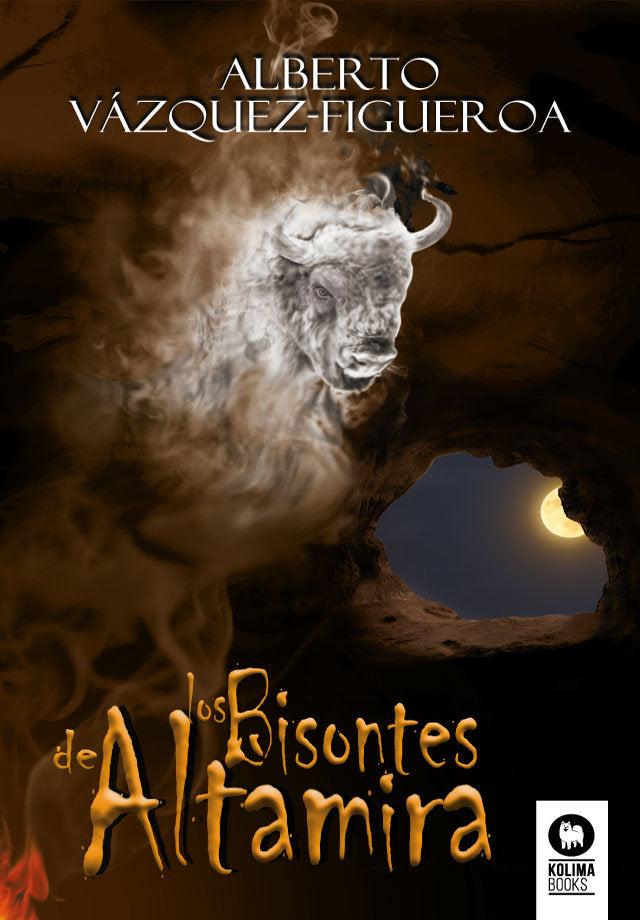 Los bisontes de Altamira, de Vázquez-Figueroa, Alberto | portada del libro