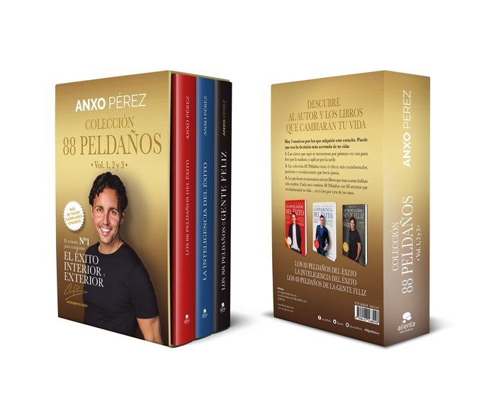Estuche Colección 88 peldaños de Anxo Pérez - vols. 1, 2 y 3, de Pérez Rodríguez, Anxo | portada del libro