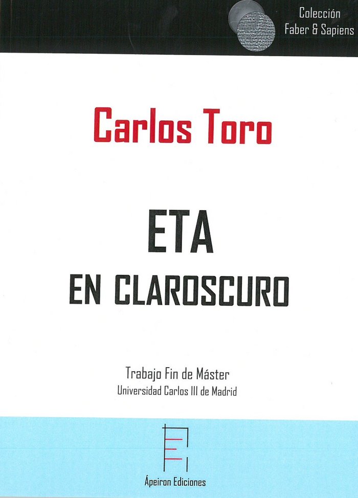 ETA en claroscuro, de Martínez Toro, Carlos Javier | portada del libro