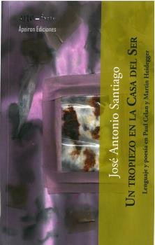 Un tropiezo en la Casa del Ser, de Santiago Sánchez, José Antonio | portada del libro