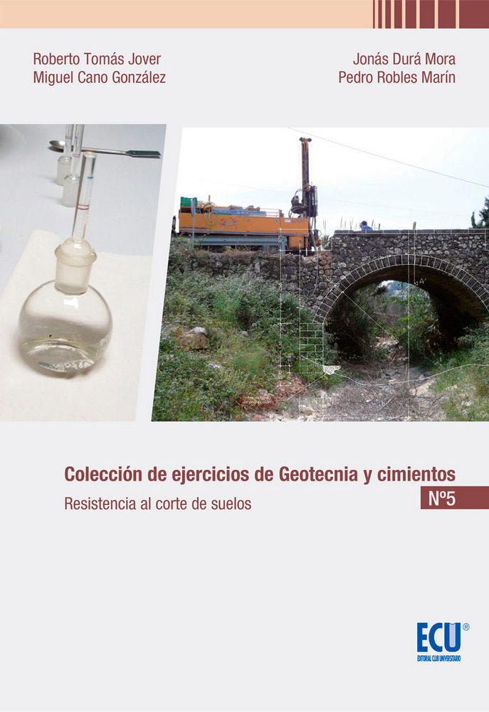 Colección de ejercicios de geotecnia y cimientos, de Cano González, Miguel | portada del libro