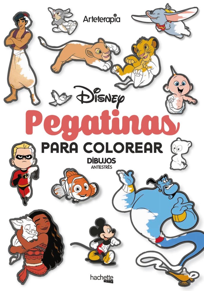 Pegatinas para colorear Disney, de AA.VV. | portada del libro