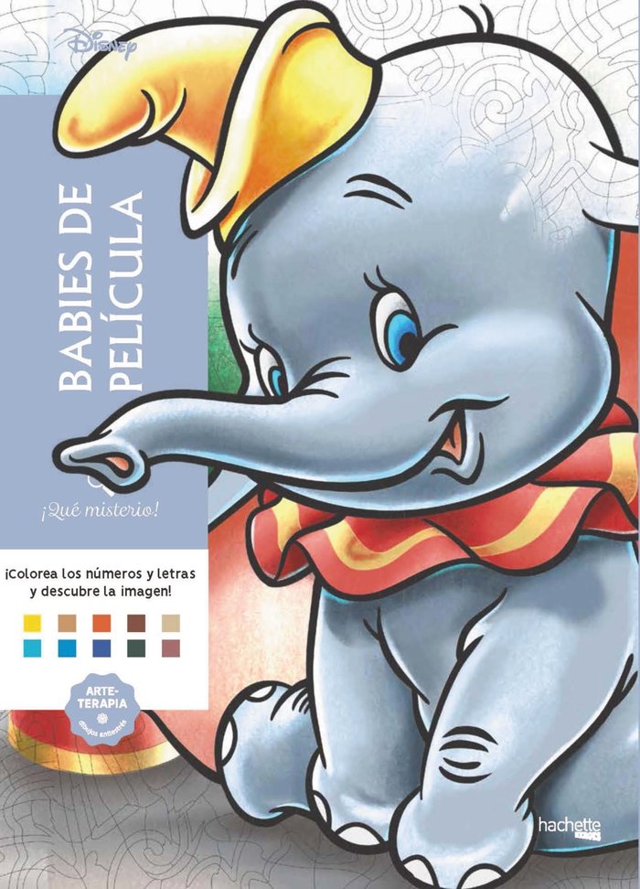 COLOREA Y DESCUBRE EL MISTERIO. BEBES DE PELICULA, de VARIOS AUTORES | portada del libro